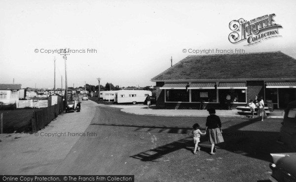 Photo of Selsey, The Entrance, West Sands Caravan Park c.1960