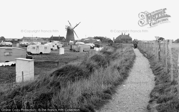 Photo of Selsey, The Mill And Caravan Site c.1955
