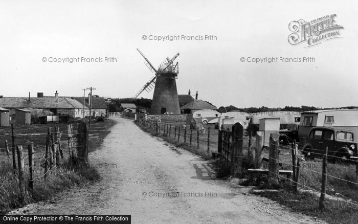 Photo of Selsey, The Old Mill And Caravan Park c.1950