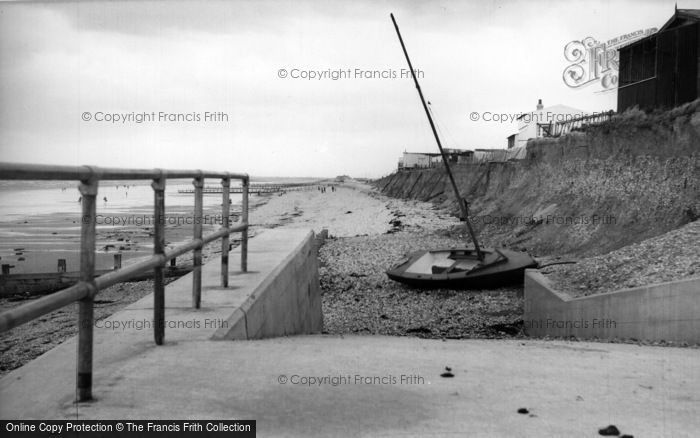 Photo of Selsey, The Slipway, West Beach c.1960