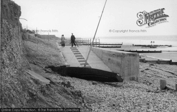 Photo of Selsey, The Slipway, West Beach c.1960