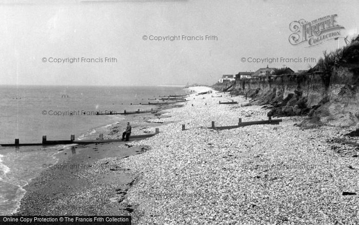 Photo of Selsey, West Beach c.1955