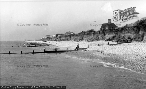 Photo of Selsey, West Beach c.1955