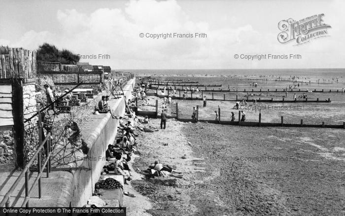 Photo of Selsey, West Beach c.1960