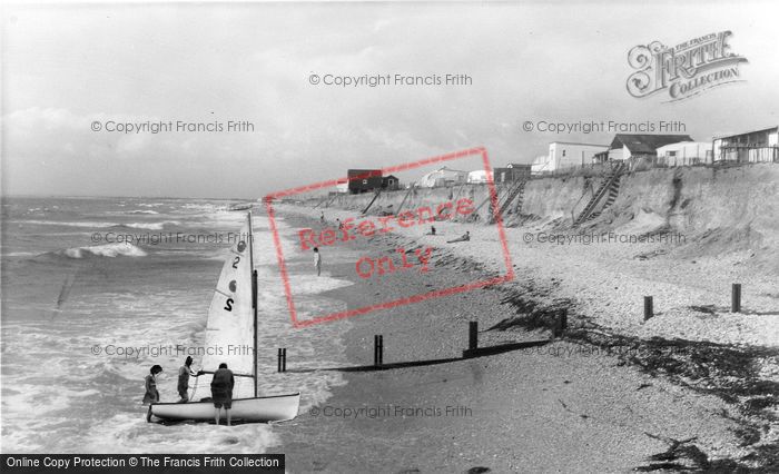 Photo of Selsey, West Beach c.1960