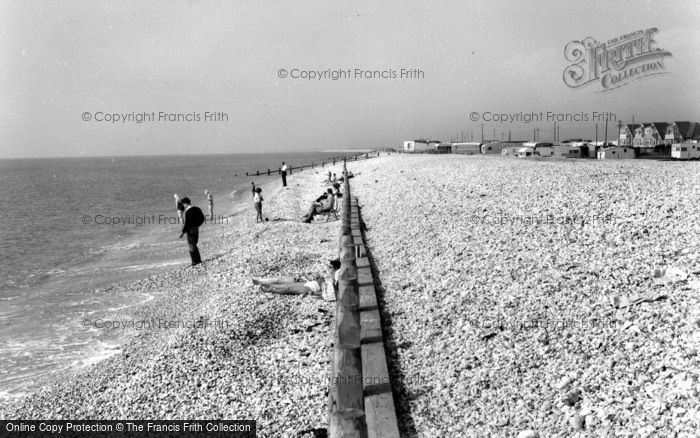 Photo of Selsey, West Beach c.1965
