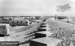 West Sands Caravan Site c.1960, Selsey