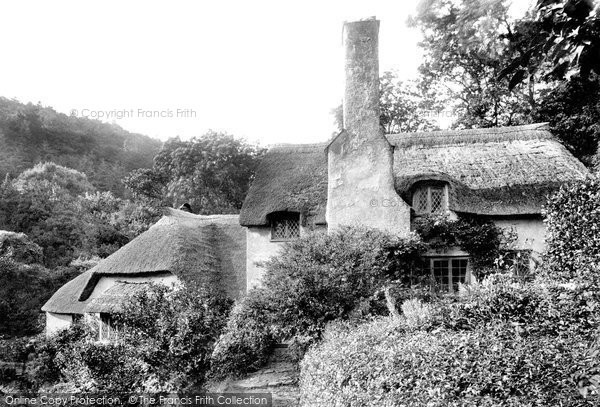 Photo of Selworthy, Almshouses 1900