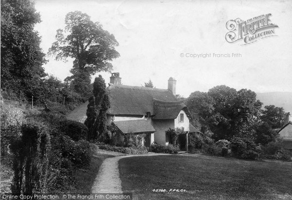 Photo of Selworthy, Almshouses 1900