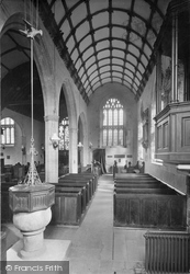 Church Interior 1923, Selworthy