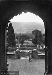 Dunkery Beacon From The Church 1923, Selworthy
