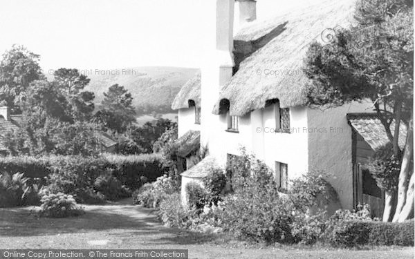 Photo of Selworthy, Selworthy Green Cottages c.1960