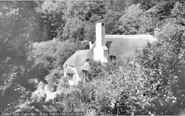 Photo of Selworthy, Thatched Cottages c.1955