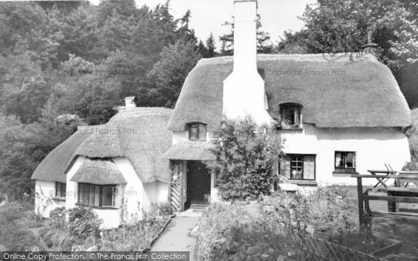 Photo of Selworthy, Thatched Cottages c.1960