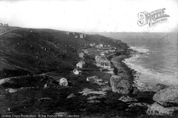 Photo of Sennen Cove, 1909