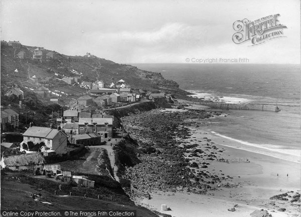 Photo of Sennen Cove, 1927