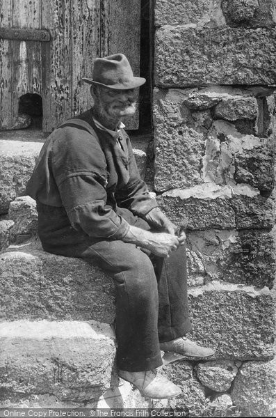 Photo of Sennen Cove, An Old Man 1928