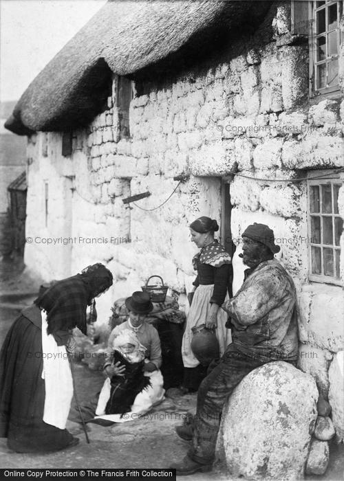 Photo of Sennen Cove, Fisherman's Cottage c.1890