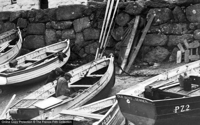 Photo of Sennen Cove, Fishing Boats c.1930