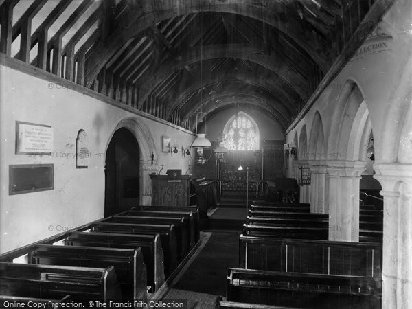 Photo of Sennen Cove, St Sennen Church 1931