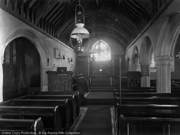 Photo of Sennen Cove, St Sennen Church 1931
