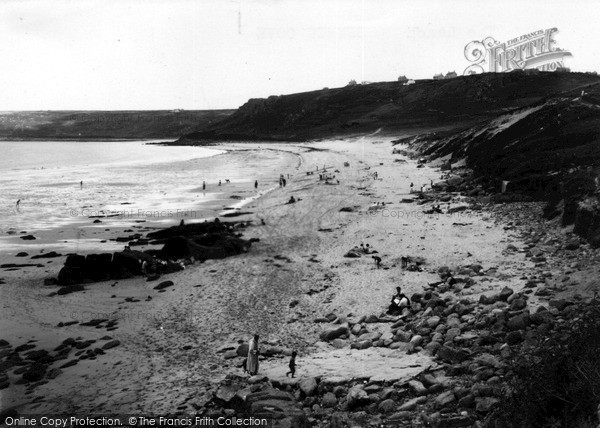Photo of Sennen Cove, The Beach c.1955