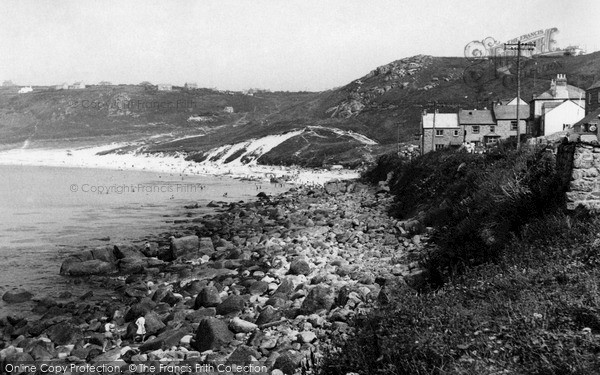 Photo of Sennen Cove, The Beach c.1960