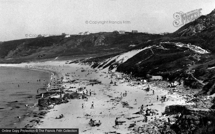 Photo of Sennen Cove, The Beach c.1960