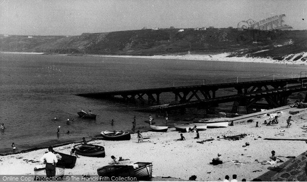 Photo of Sennen Cove, The Harbour c.1960