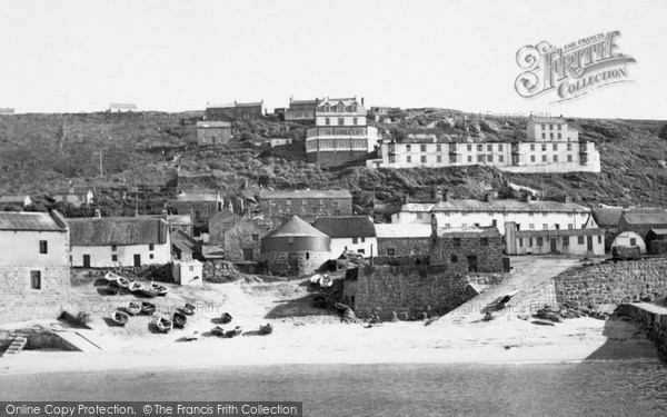 Photo of Sennen Cove, Village And The Round House c.1960