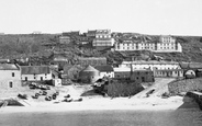 Village And The Round House c.1960, Sennen Cove
