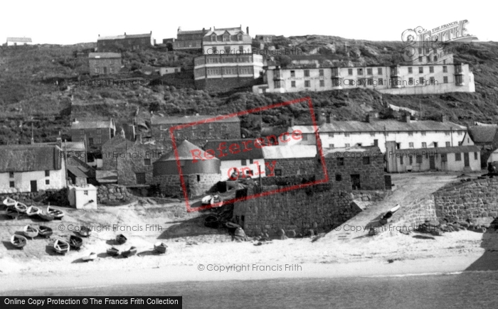 Photo of Sennen Cove, Village And The Round House c.1960