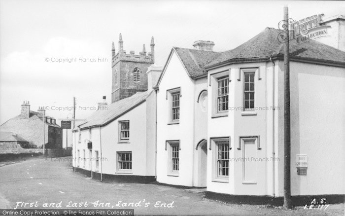 Photo of Sennen, First And Last Inn c.1955