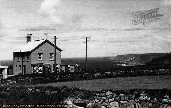 Photo of Sennen, Post Office And North Coast c.1955