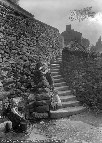 Photo of Settle, Castlebergh Wells And Steps 1924