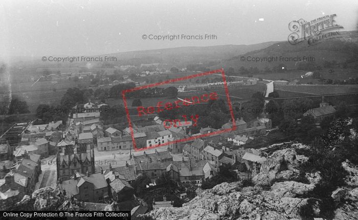 Photo of Settle, From Castleberg 1887