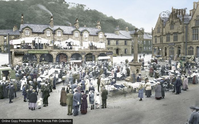 Photo of Settle, Market Day 1921
