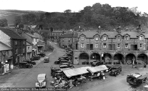 Photo of Settle, Market Place c.1955
