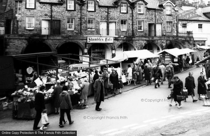 Photo of Settle, Market Place c.1965