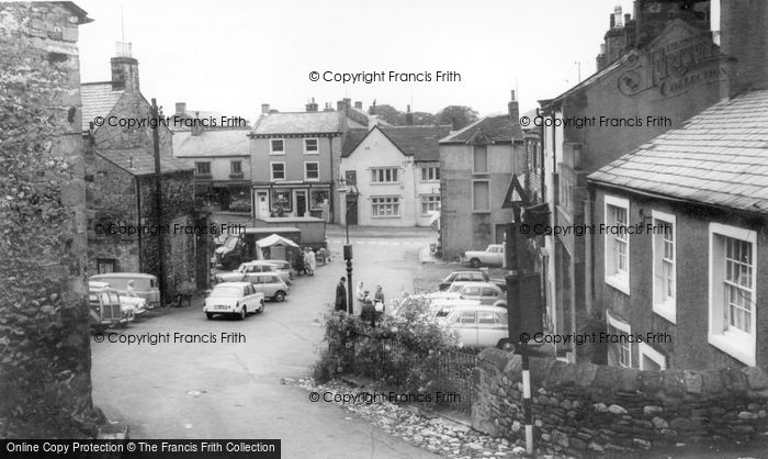 Photo of Settle, Market Place From Constitution Hill c.1965
