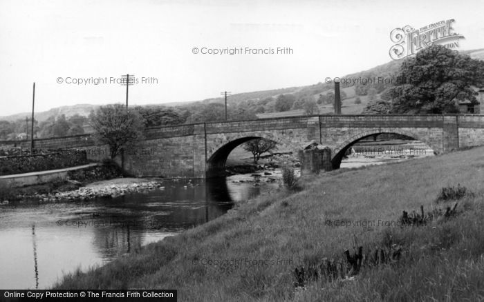 Photo of Settle, The Ribble Bridge c.1955