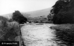 The River Ribble In Flood c.1965, Settle