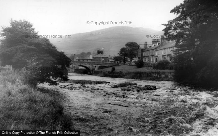 Photo of Settle, The River Ribble In Flood c.1965