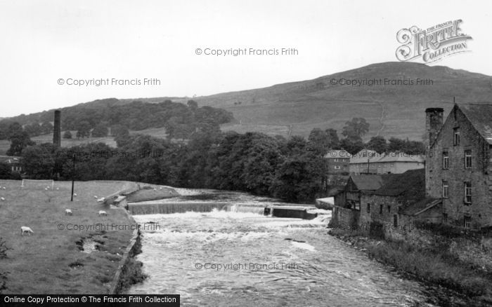 Photo of Settle, The River Ribble In Flood c.1965