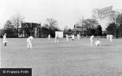 Cricket On The Green c.1955, Sevenoaks