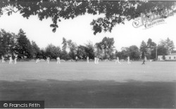 Cricket On The Vine Green c.1965, Sevenoaks