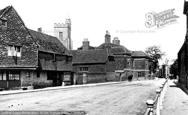 Photo of Sevenoaks, High Street And St Nicholas Church 1900