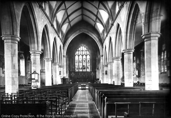 Photo of Sevenoaks, Parish Church Interior 1895