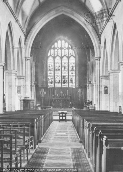 Photo of Sevenoaks, Parish Church Interior 1895