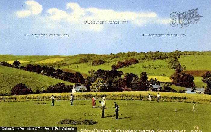 Photo of Sevenoaks, Woodlands Holiday Camp, The Golf Course c.1955